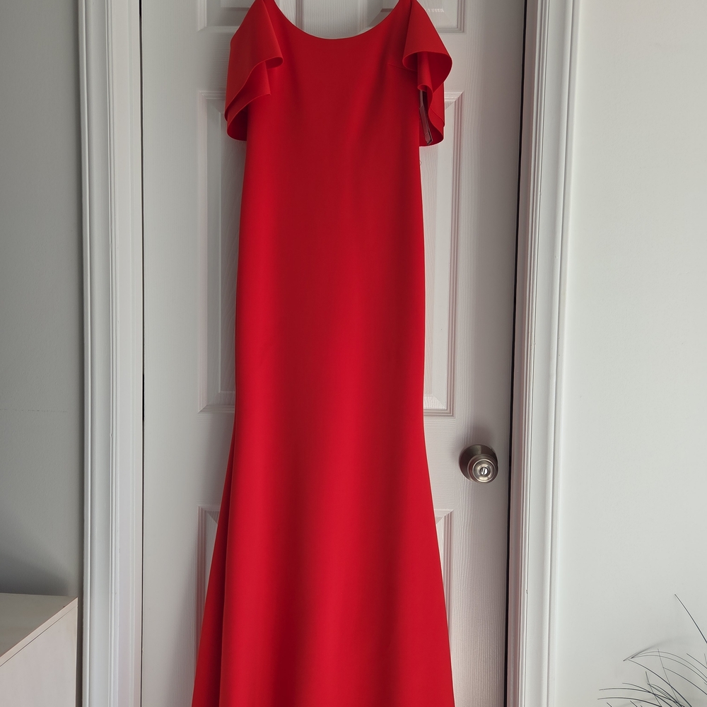 Betsy & Adam Scarlet Maxi Dress
